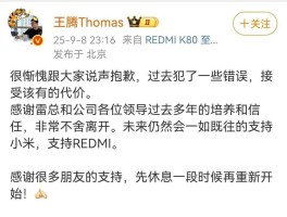 “六项全能”的小米高管王腾被辞退打工人别只顾着吃瓜